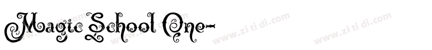 Magic School One字体转换
